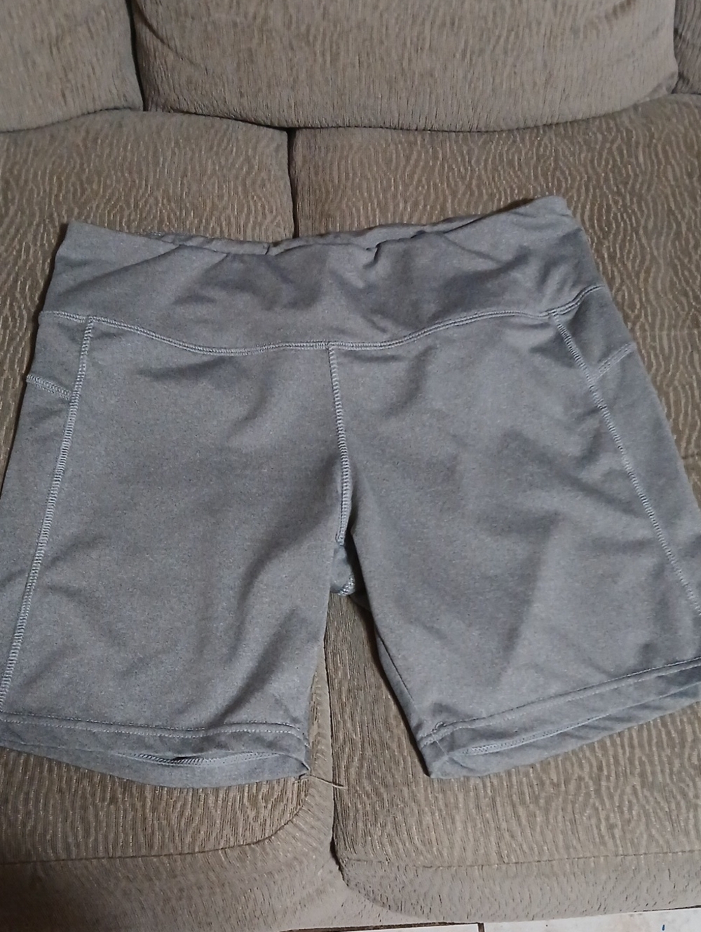 Jockey Gray Women's Bike Shorts with Wide Waistband
